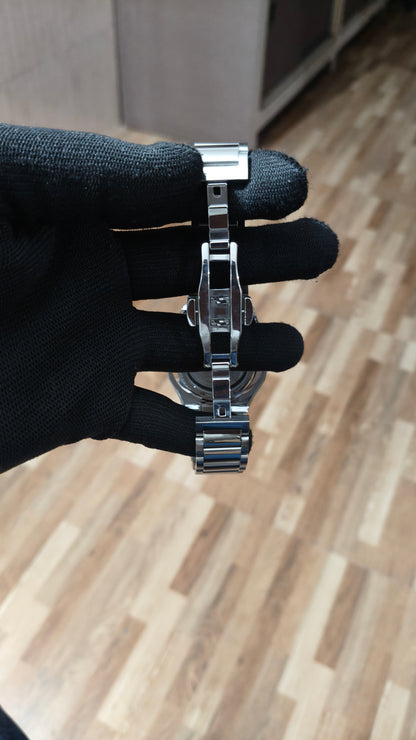 FOSSIL  Premium Automatic Skeleton Mechanical Watch – Silver Stainless Steel