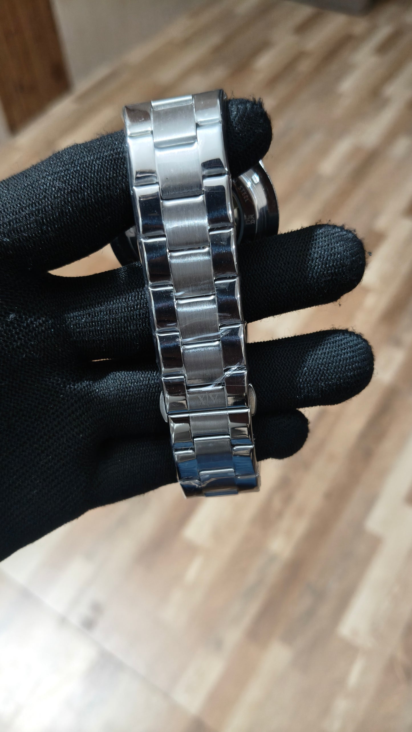 ARMANI EXCHANGE Premium Automatic Skeleton Watch – Stainless Steel Luxury Timepiece