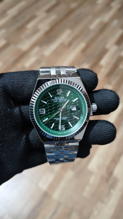 Rolex Oyster Perpetual Land-Dweller Gold | White Honeycomb Dial Edition