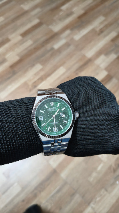 Rolex Oyster Perpetual Land-Dweller Gold | White Honeycomb Dial Edition