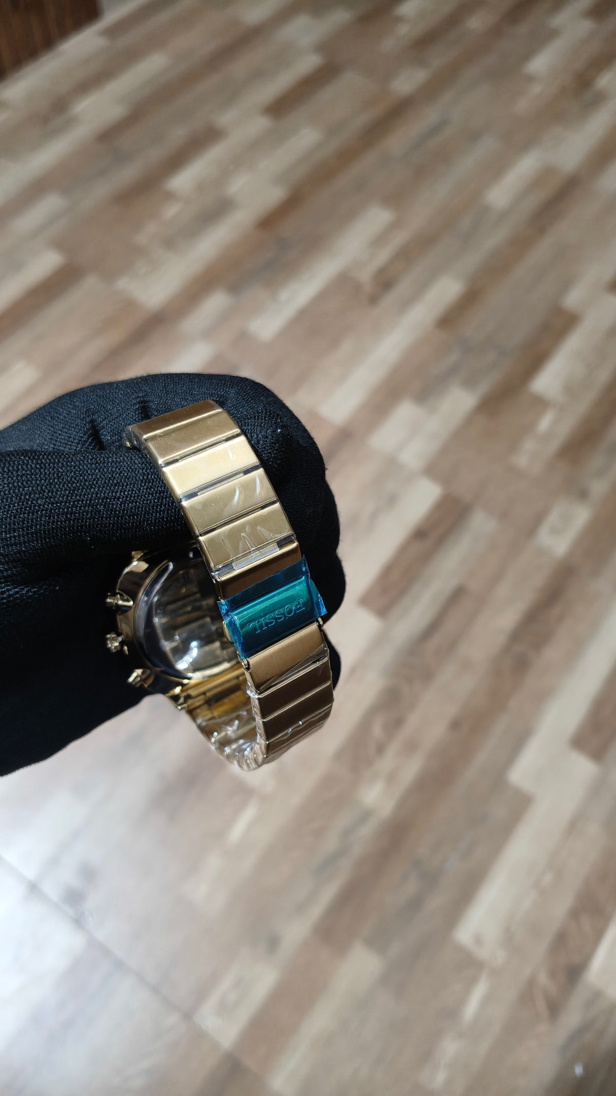 FOSSIL Premium Sky Blue Analog-Digital Multifunction Watch – Stainless Steel