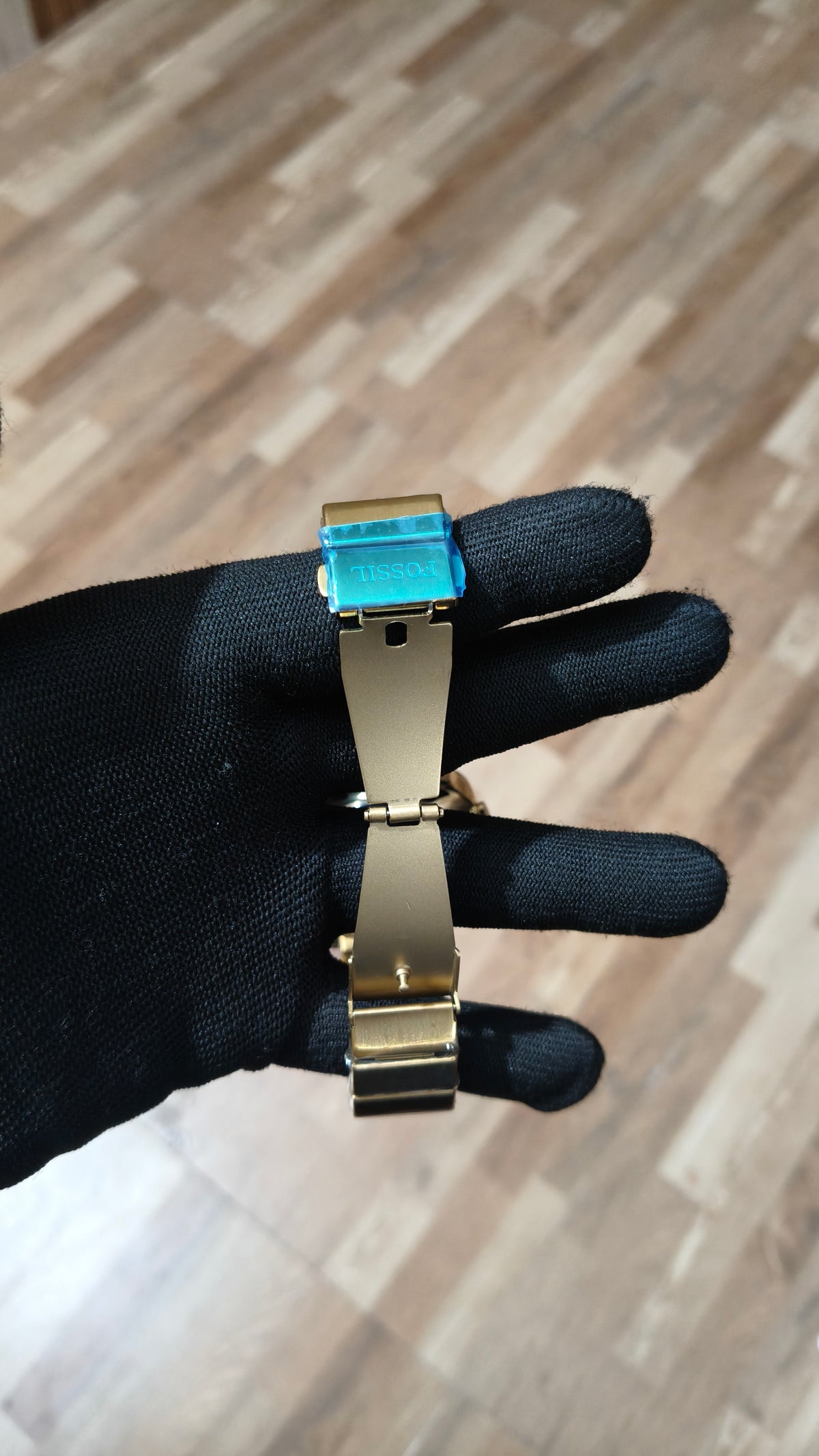 FOSSIL Premium Sky Blue Analog-Digital Multifunction Watch – Stainless Steel