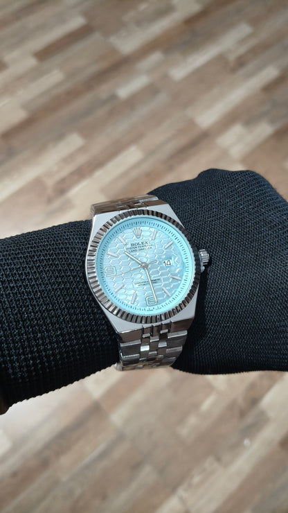Rolex Oyster Perpetual Land-Dweller Gold | White Honeycomb Dial Edition