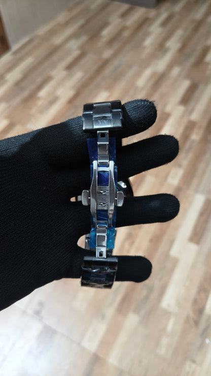 ARMANI EXCHANGE Premium Automatic Skeleton Watch – Stainless Steel Luxury Timepiece