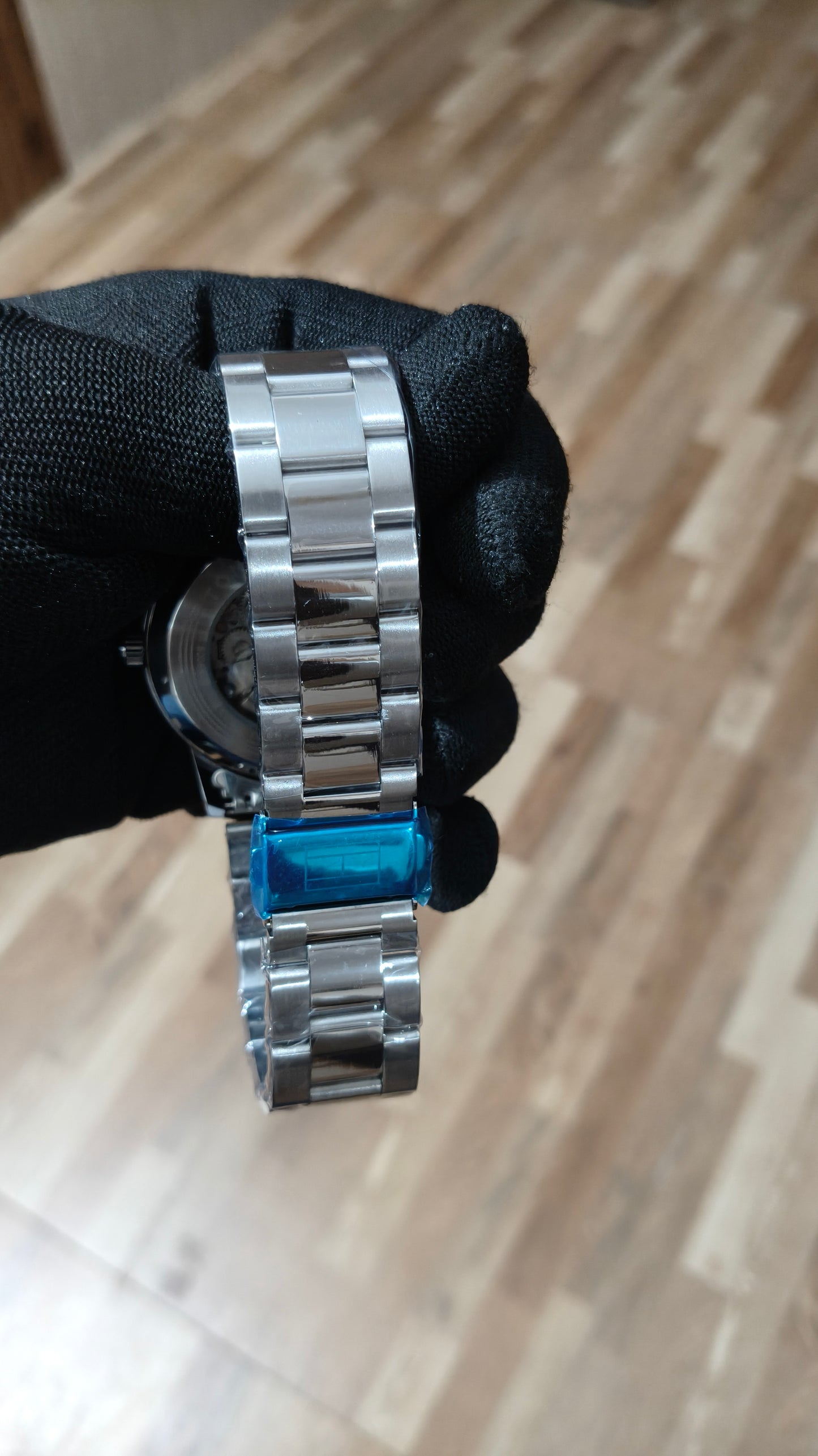 TOMMY HILFIGER Automatic Skeleton White Dial Stainless Steel Watch