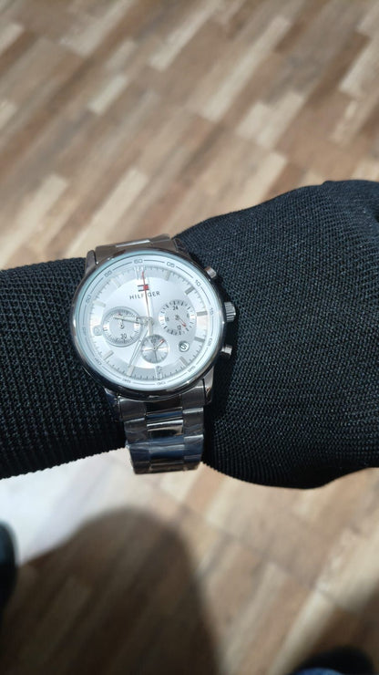 TOMMY HILFIGER Classic Chronograph Silver Edition