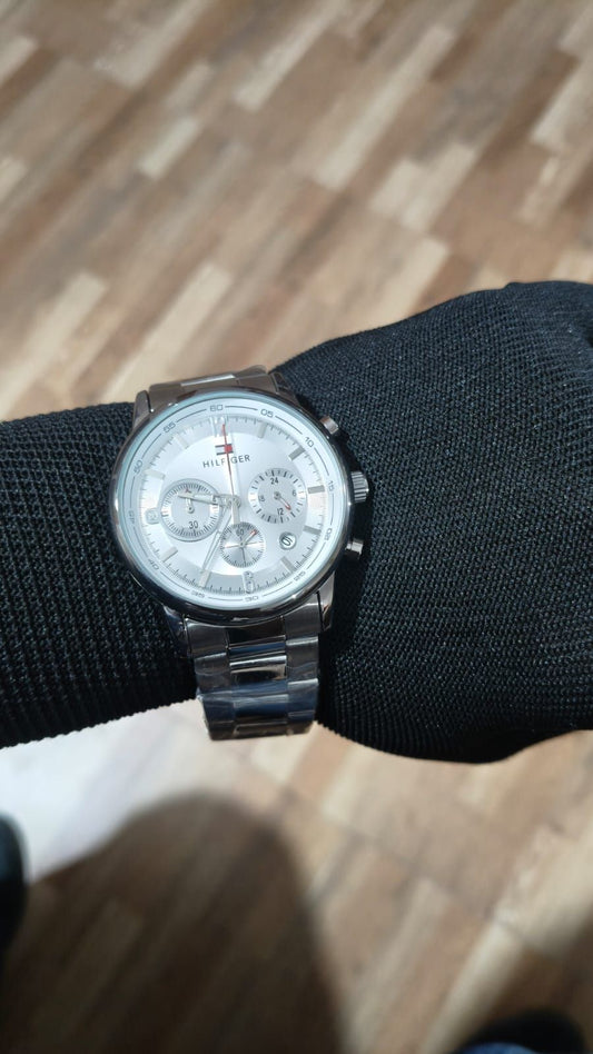 TOMMY HILFIGER Classic Chronograph Silver Edition