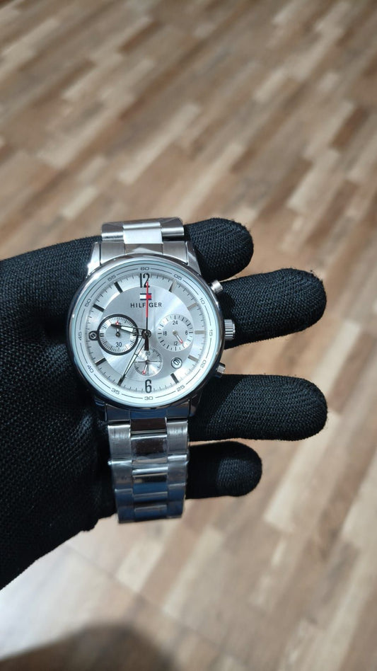 TOMMY HILFIGER Classic Chronograph Silver Edition