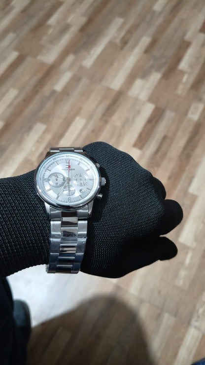 TOMMY HILFIGER Classic Chronograph Silver Edition